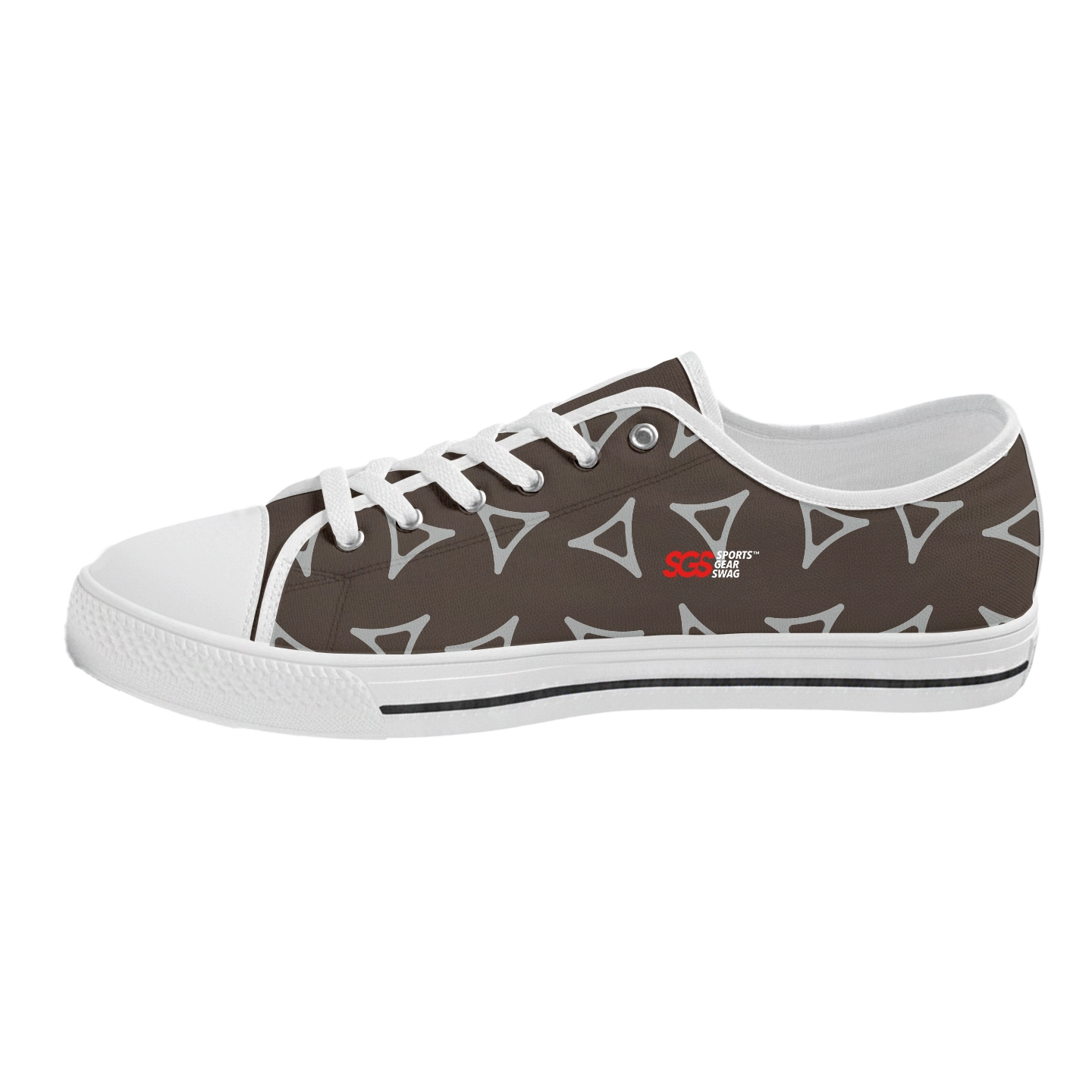 Custom low top canvas shoes white motion - Low-top-shoes