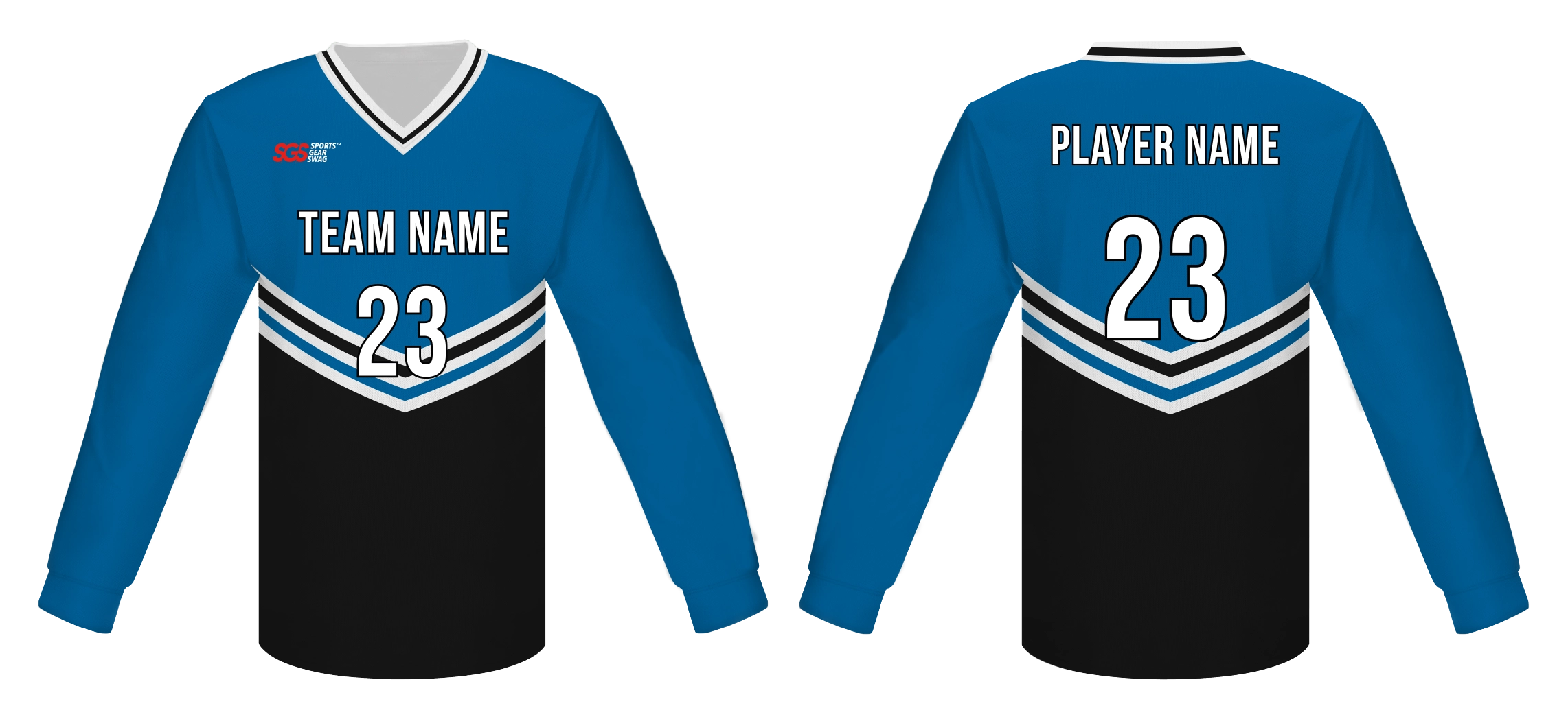 Custom classic authentic adult youth unisex cheerleading long sleeve jersey - Jersey