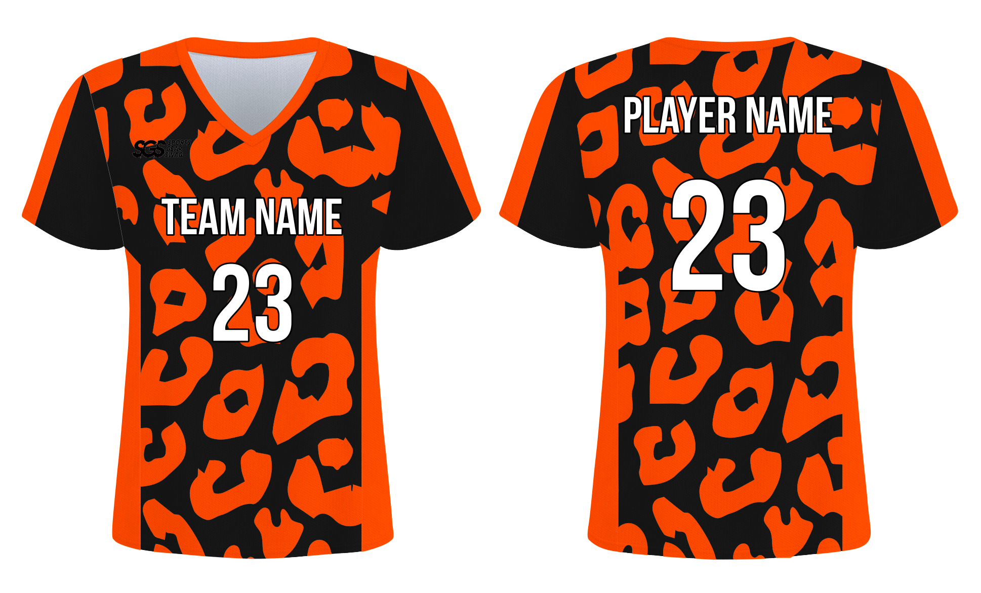 Custom  footprint adult youth soccer jersey - Jersey