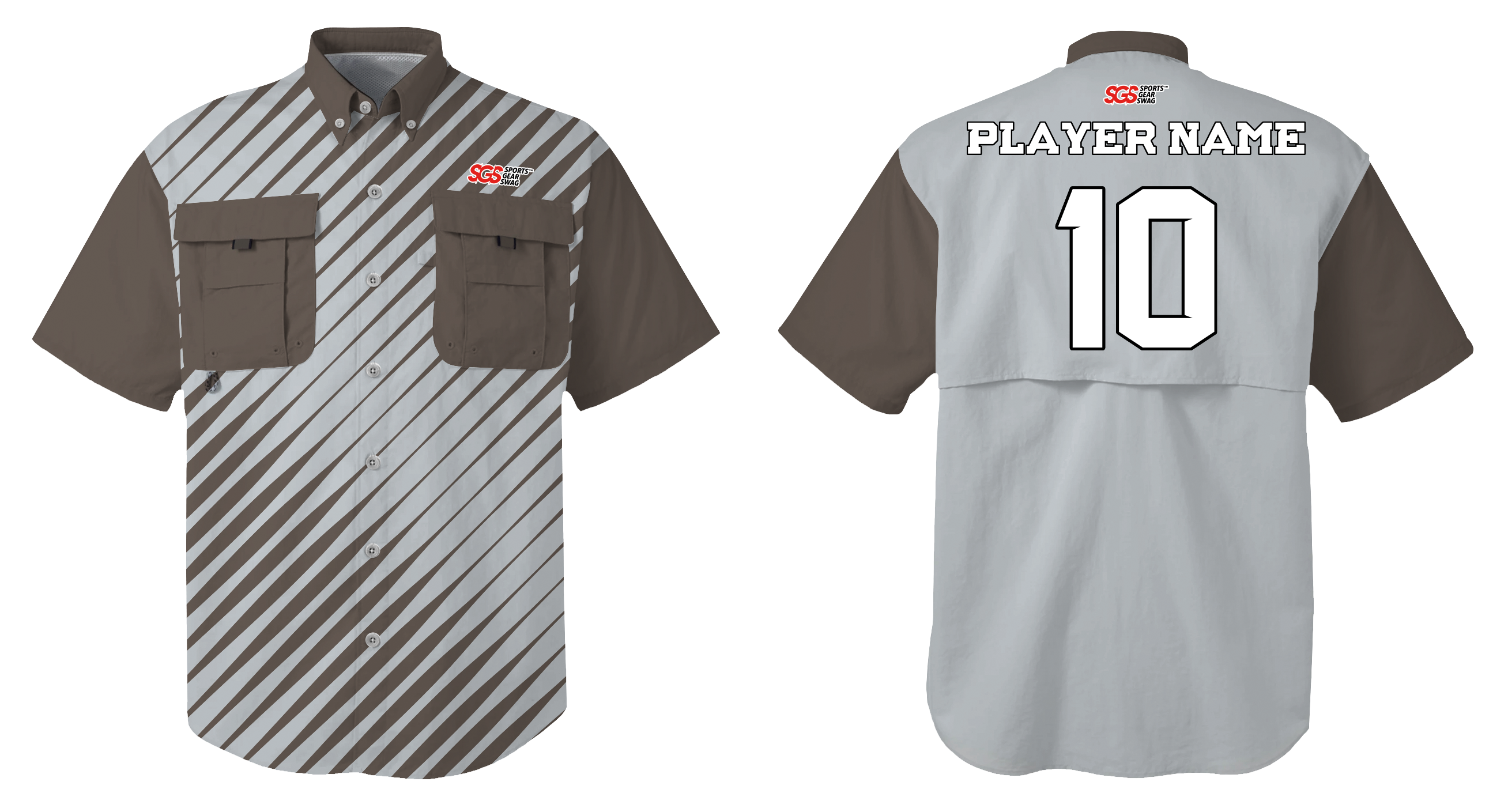 Custom fishing shirt adult youth unisex gritty gradient - Jersey