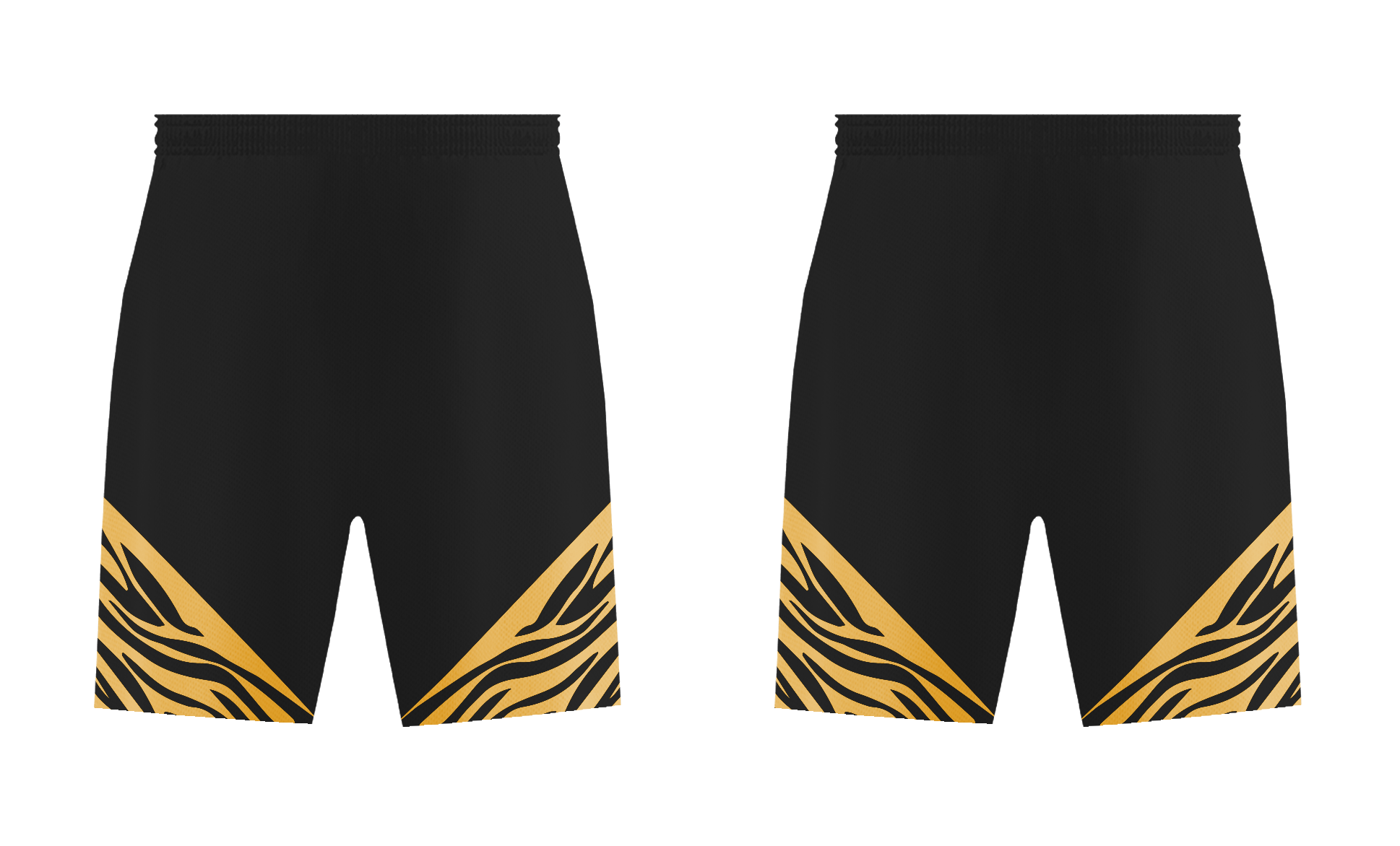Custom tiger animals adult youth soccer shorts - Short