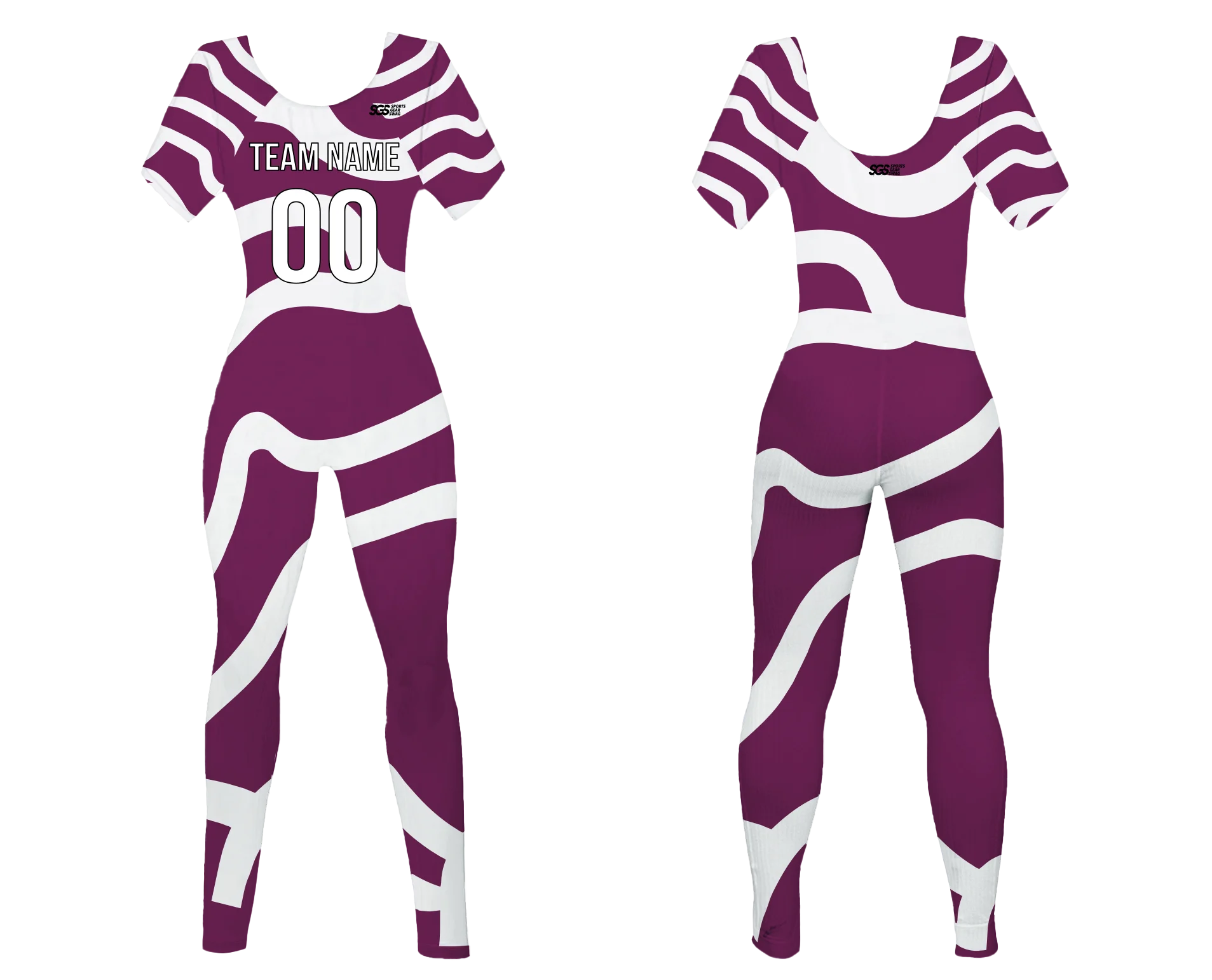 Custom women short sleeve dance bodysuit vibrant velocity - Dance-bodysuits