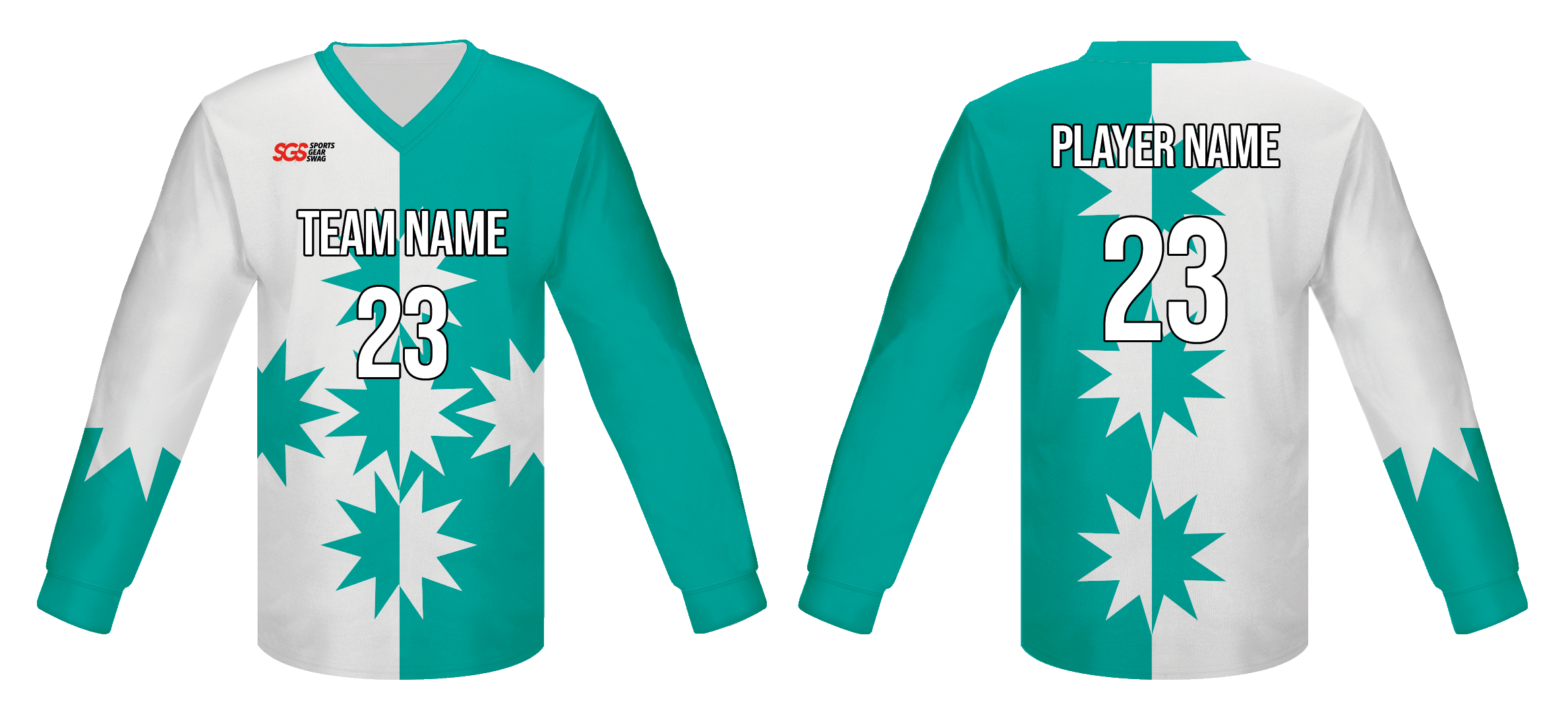 Custom midnight stars adult youth unisex cheerleading long sleeve jersey - Jersey