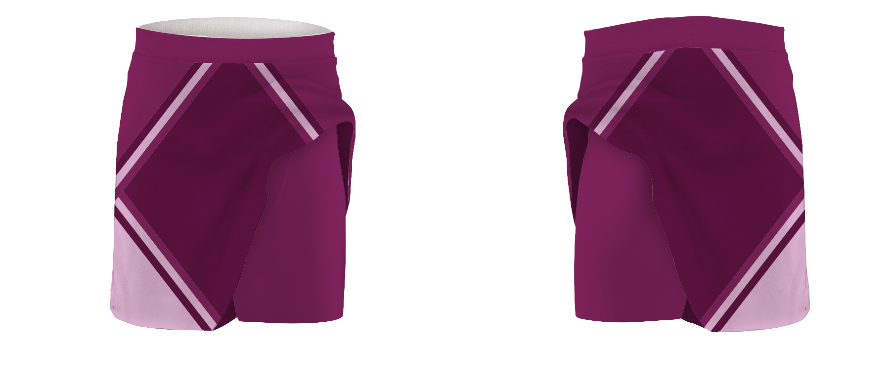 Custom  adult youth badminton tight skirt vibrant shade - Badminton-skirts