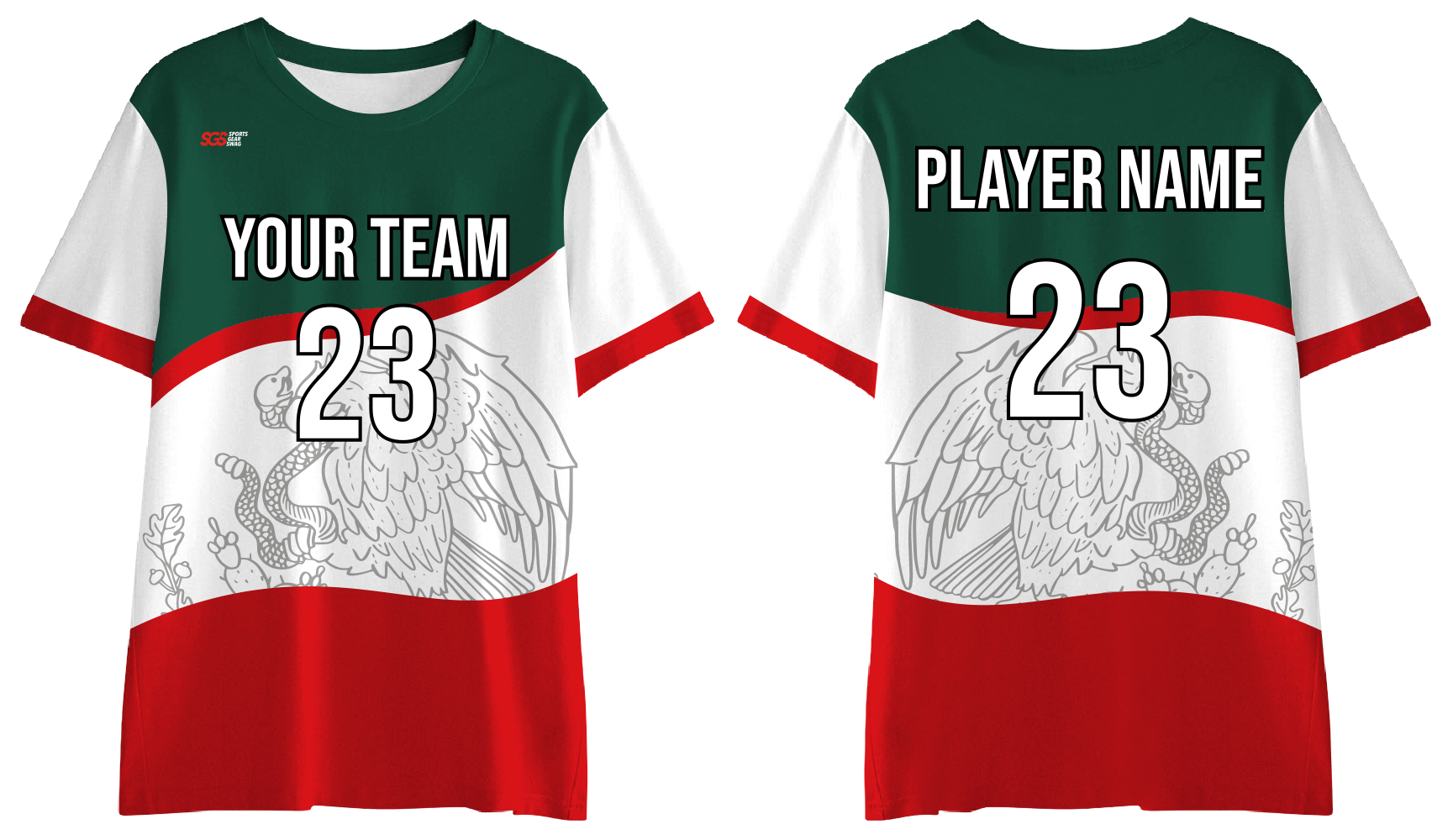 Custom esports shirt adult youth unisex mexican majesty - Esports-jerseys