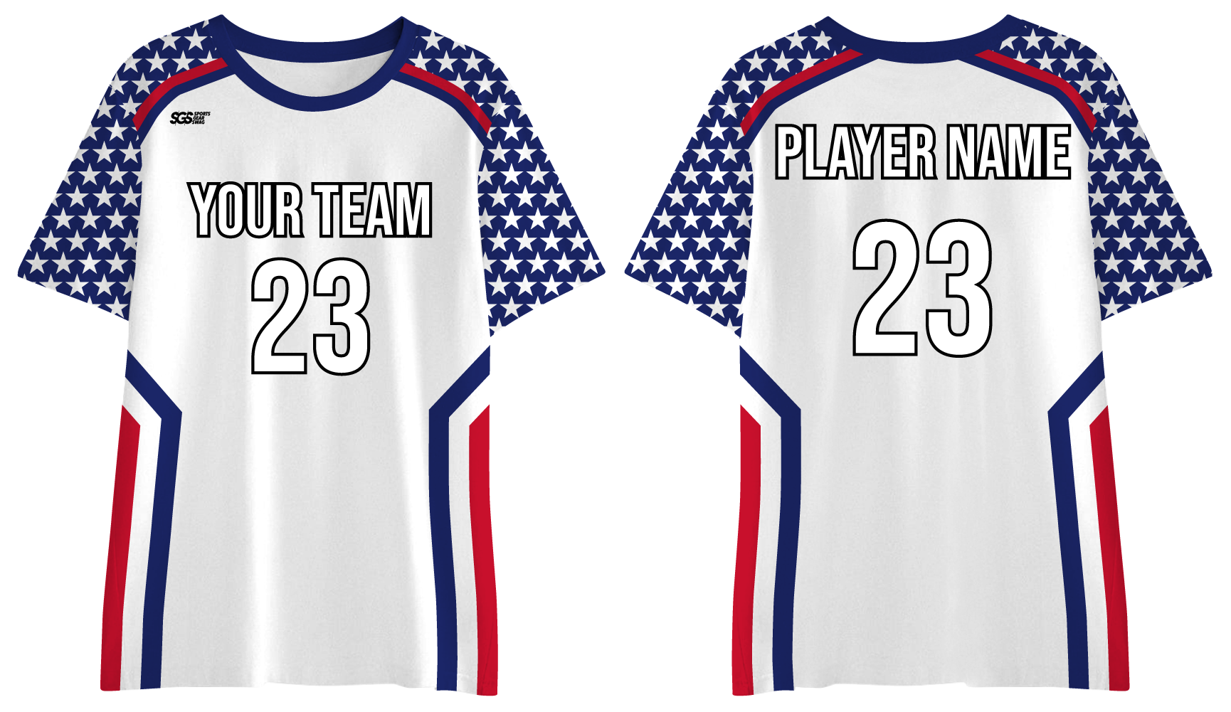 Custom esports shirt adult youth unisex patriot pride - Esports-jerseys
