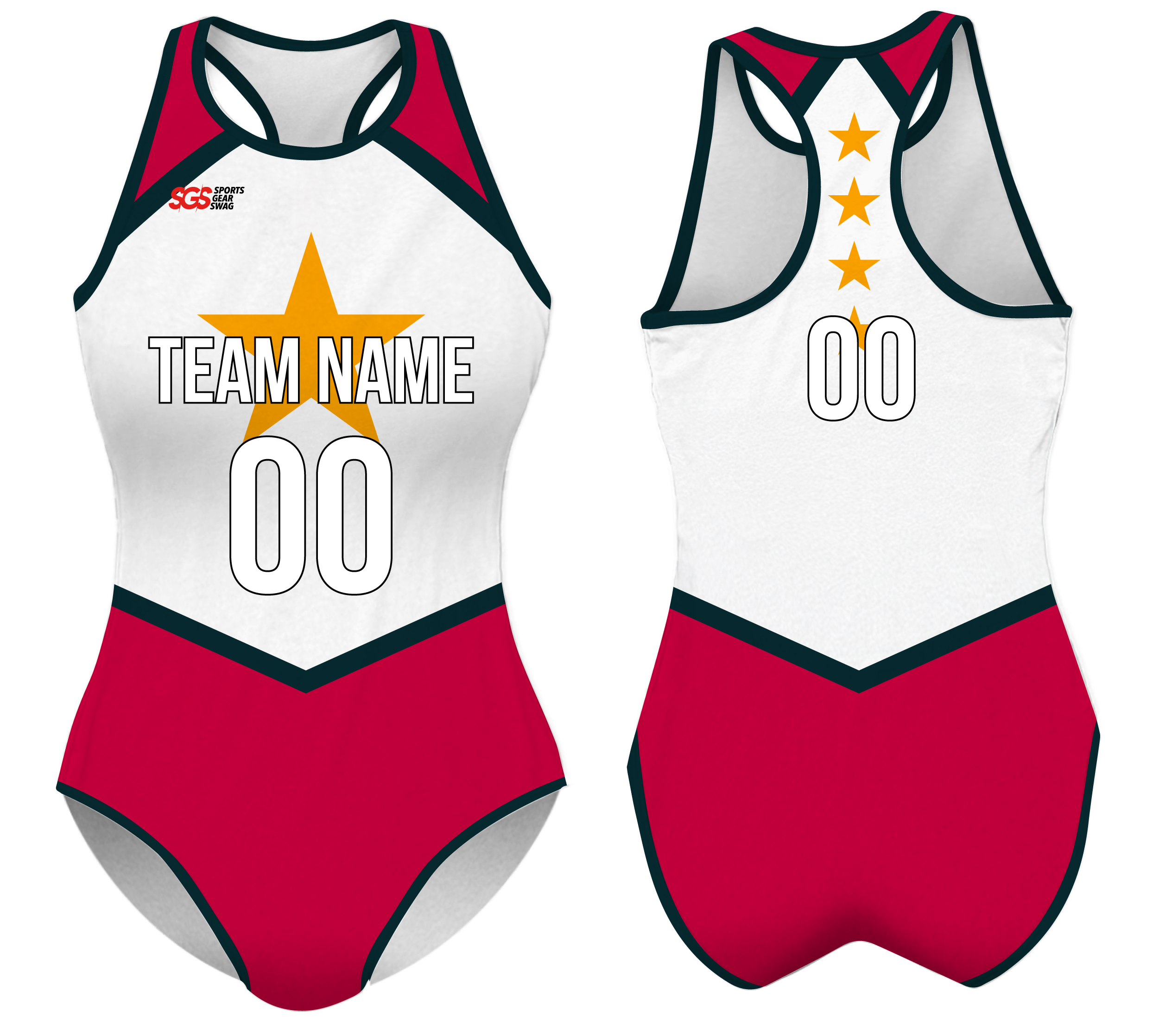 Custom water women speed suit sparkling stars - Women-water-speed-suits