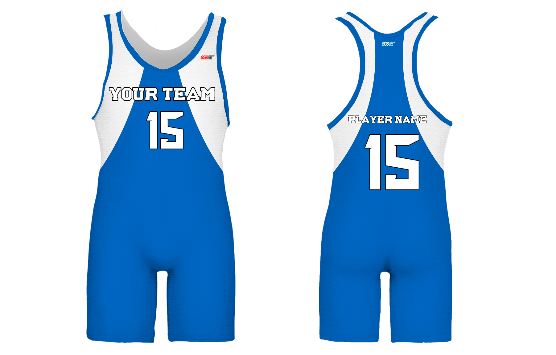 Custom adult youth unisex wrestling suits clear indicent - Wrestling-singlets