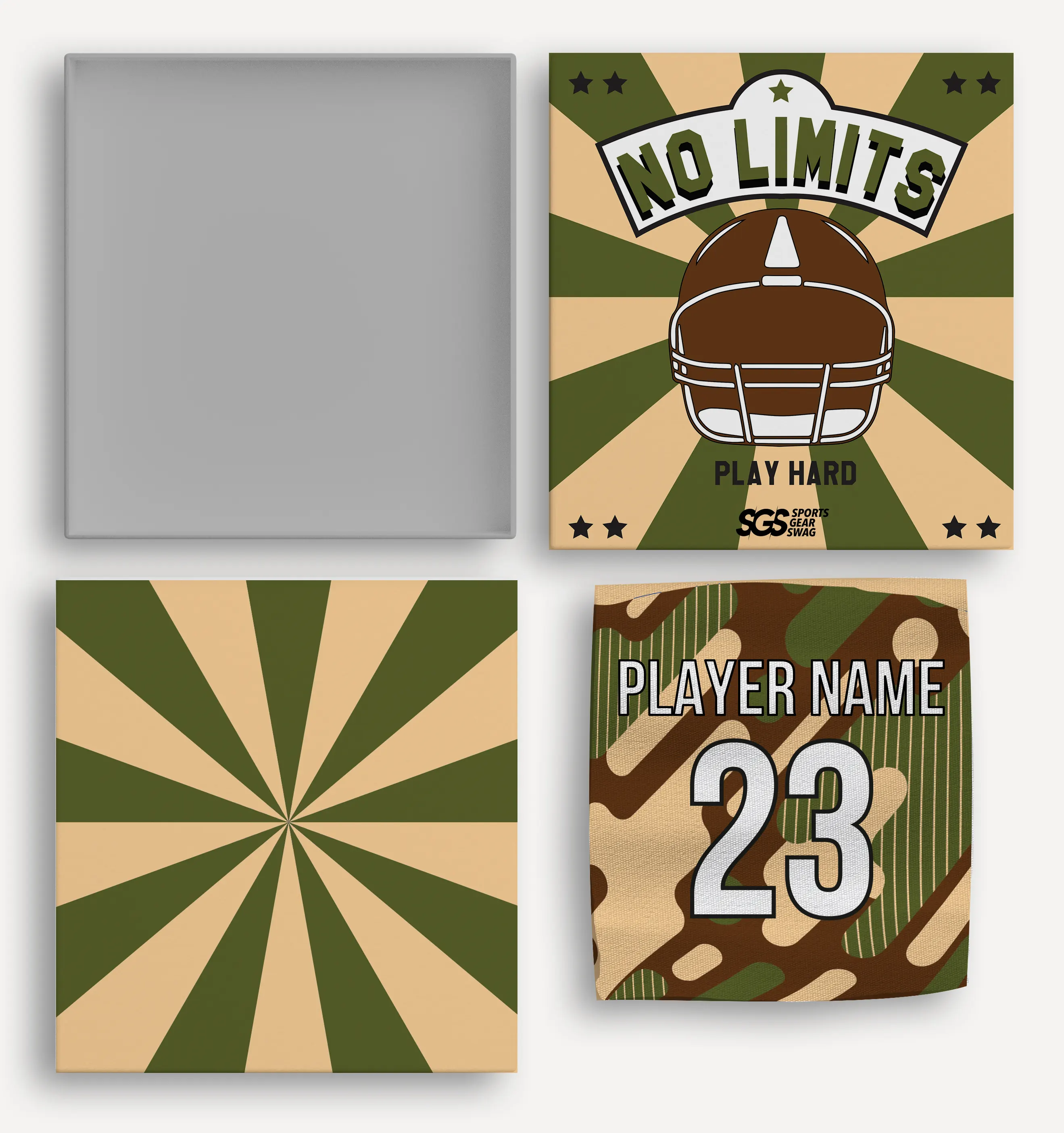 Custom swag box football gridiron gear - Swag-boxes