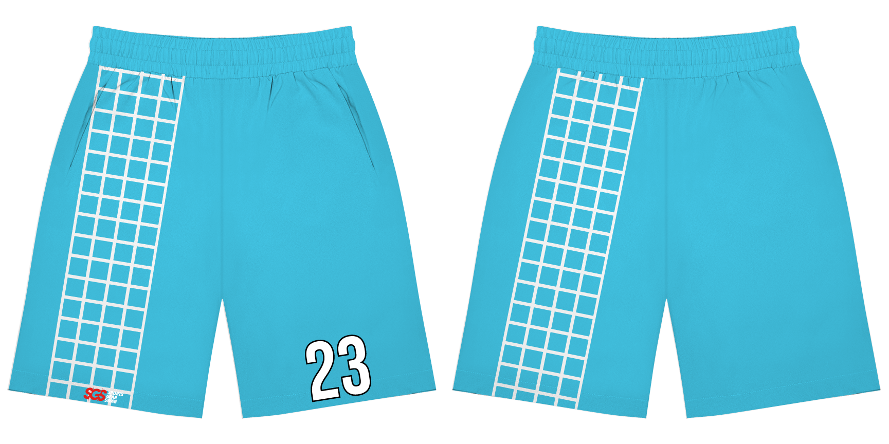 Custom climbing shorts adult youth unisex classic blue - Short