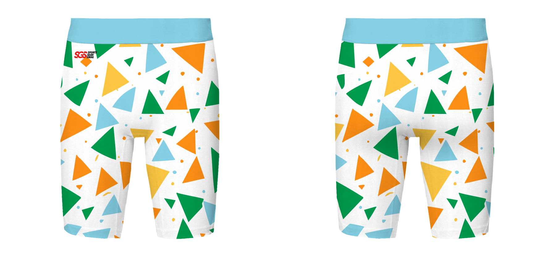 Custom cycling shorts adult youth unisex abstract style - Short